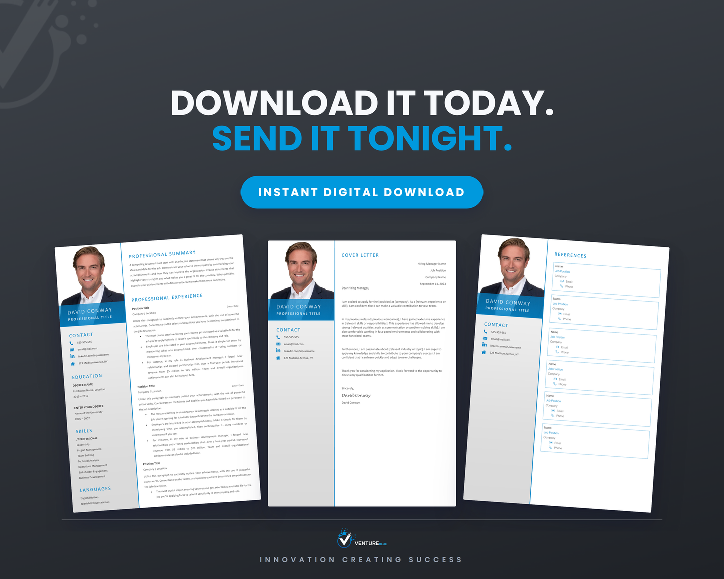David Conway CV template 20