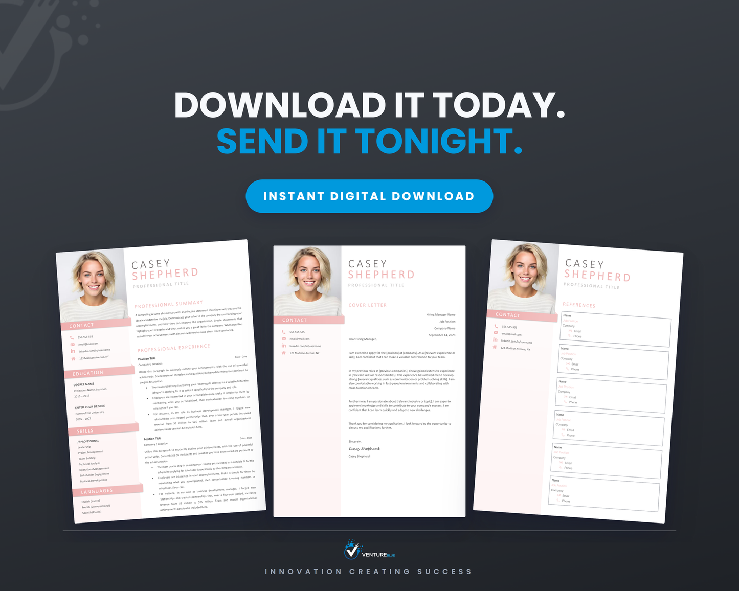 Casey Shepherd CV template 20