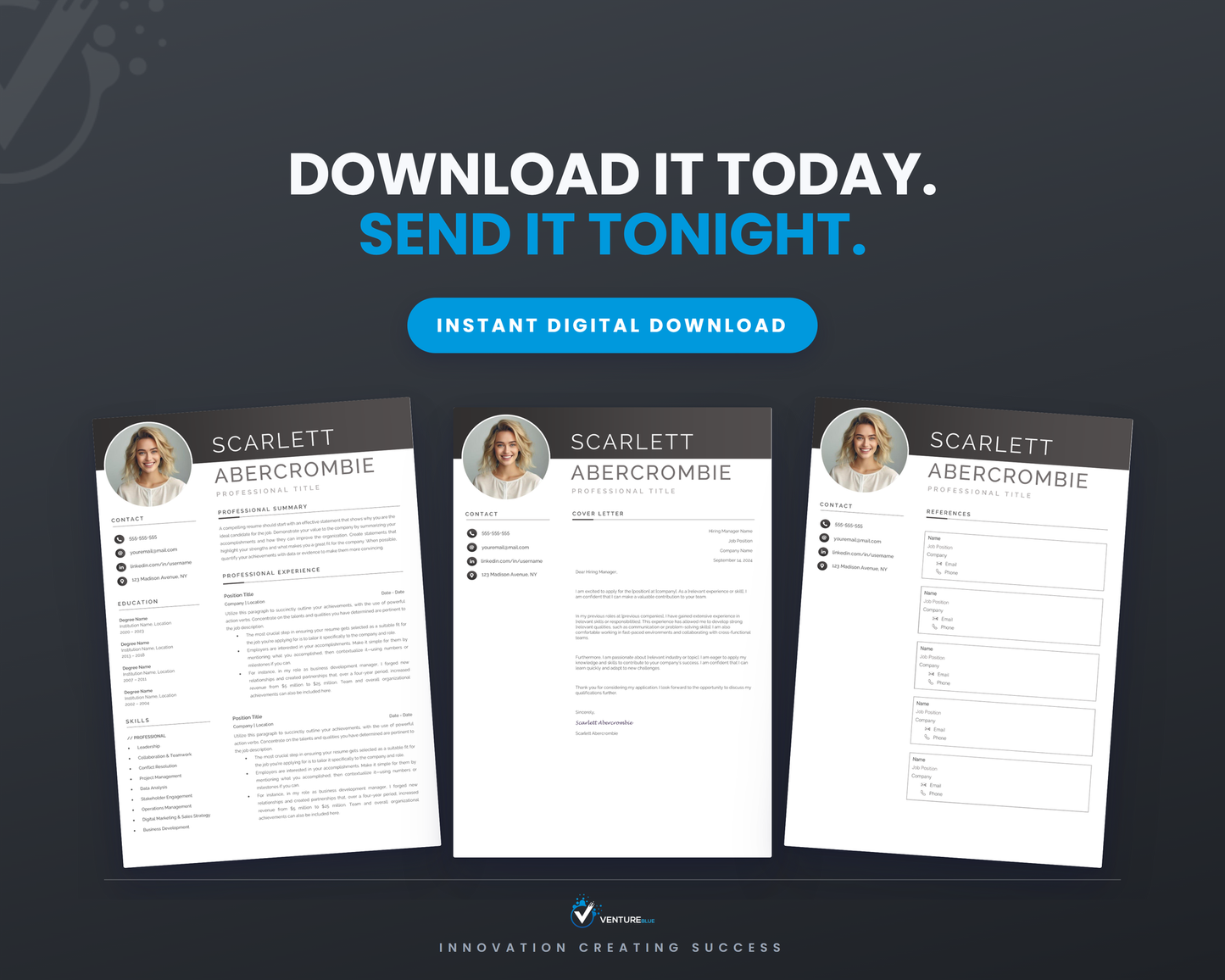 Scarlett Abercrombie CV template 20