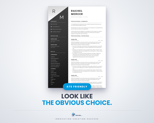 Rachel Mercer CV template 01