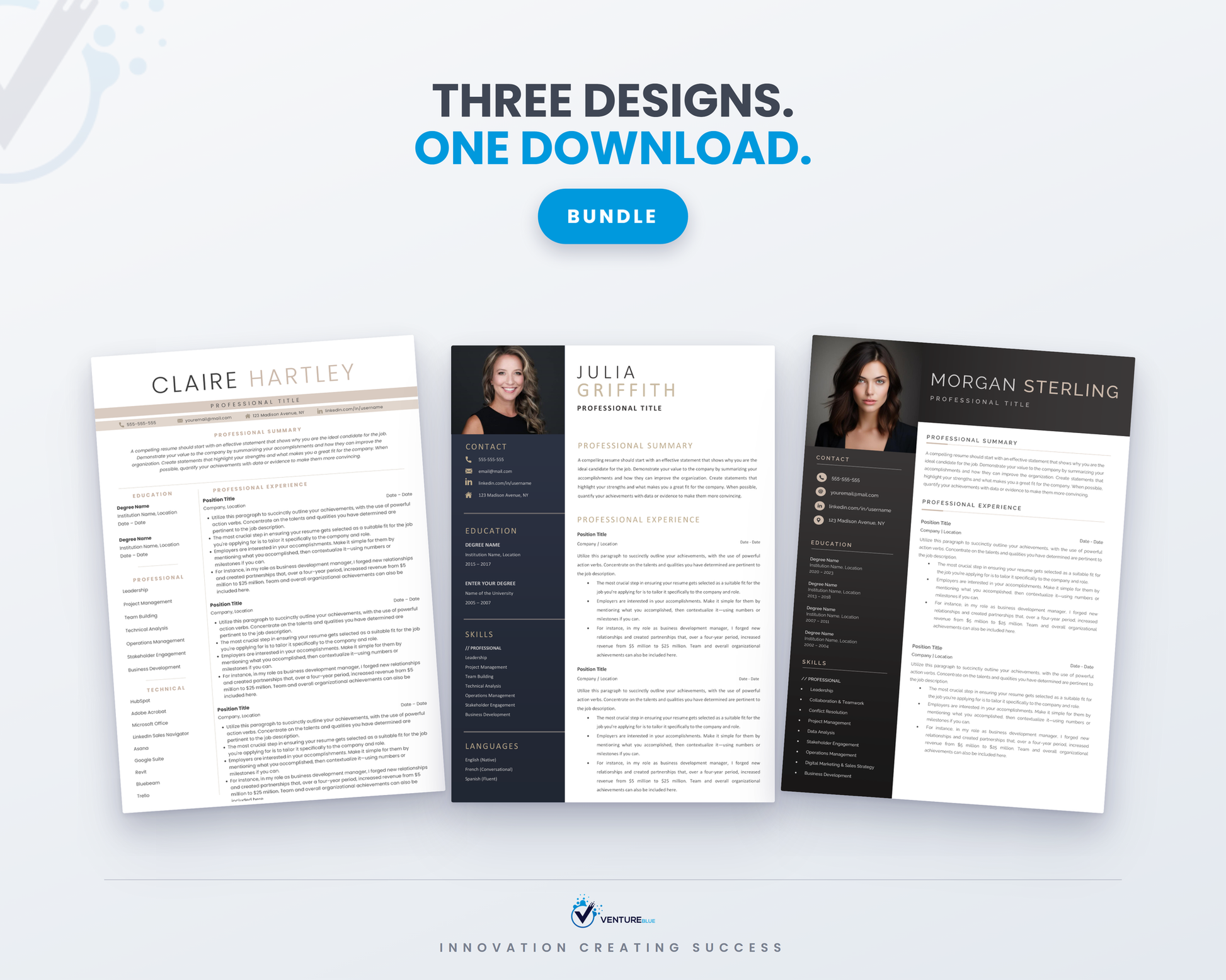 Executive CV Bundle 01