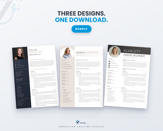 Modern CV Bundle 01