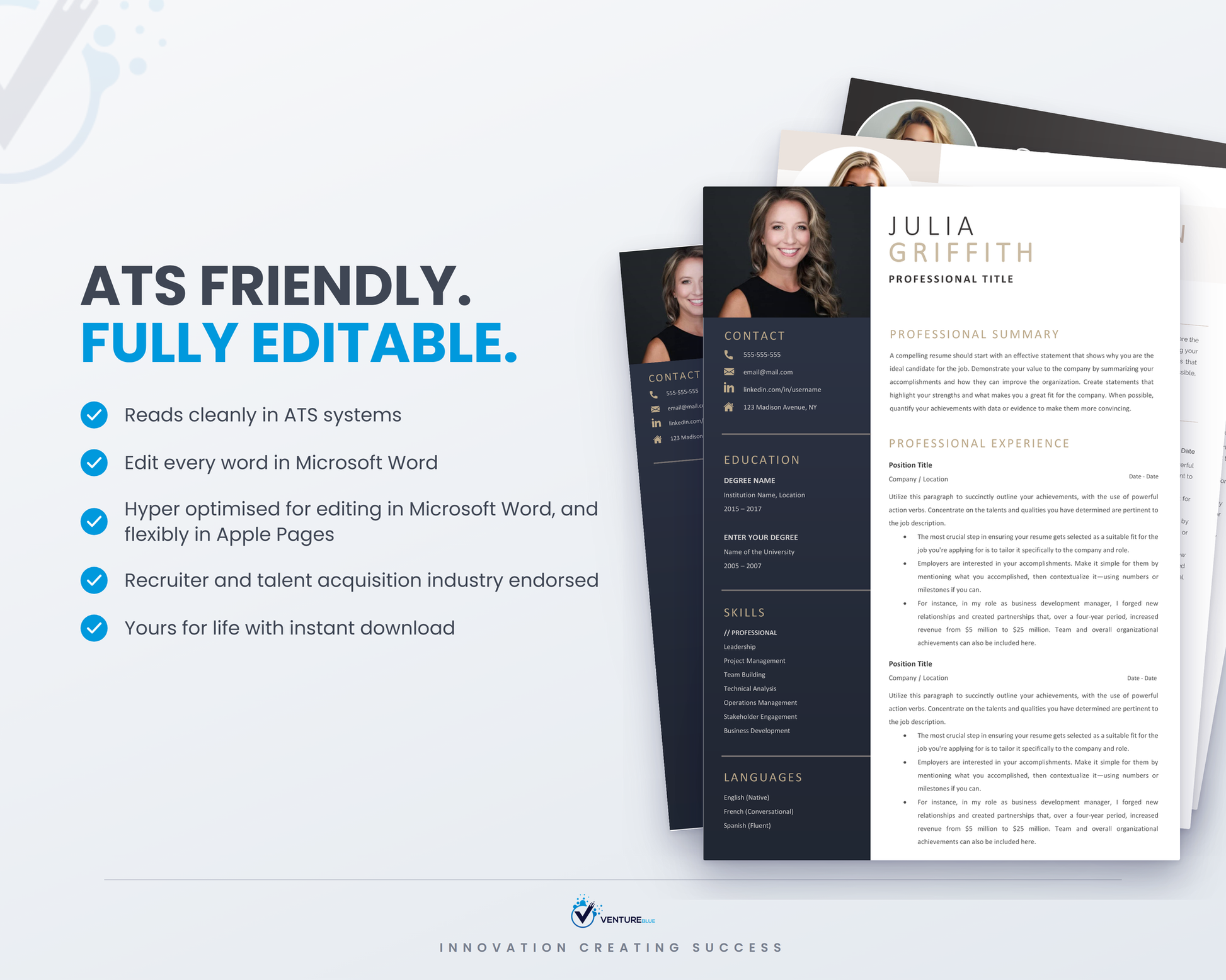 Modern CV Bundle 05