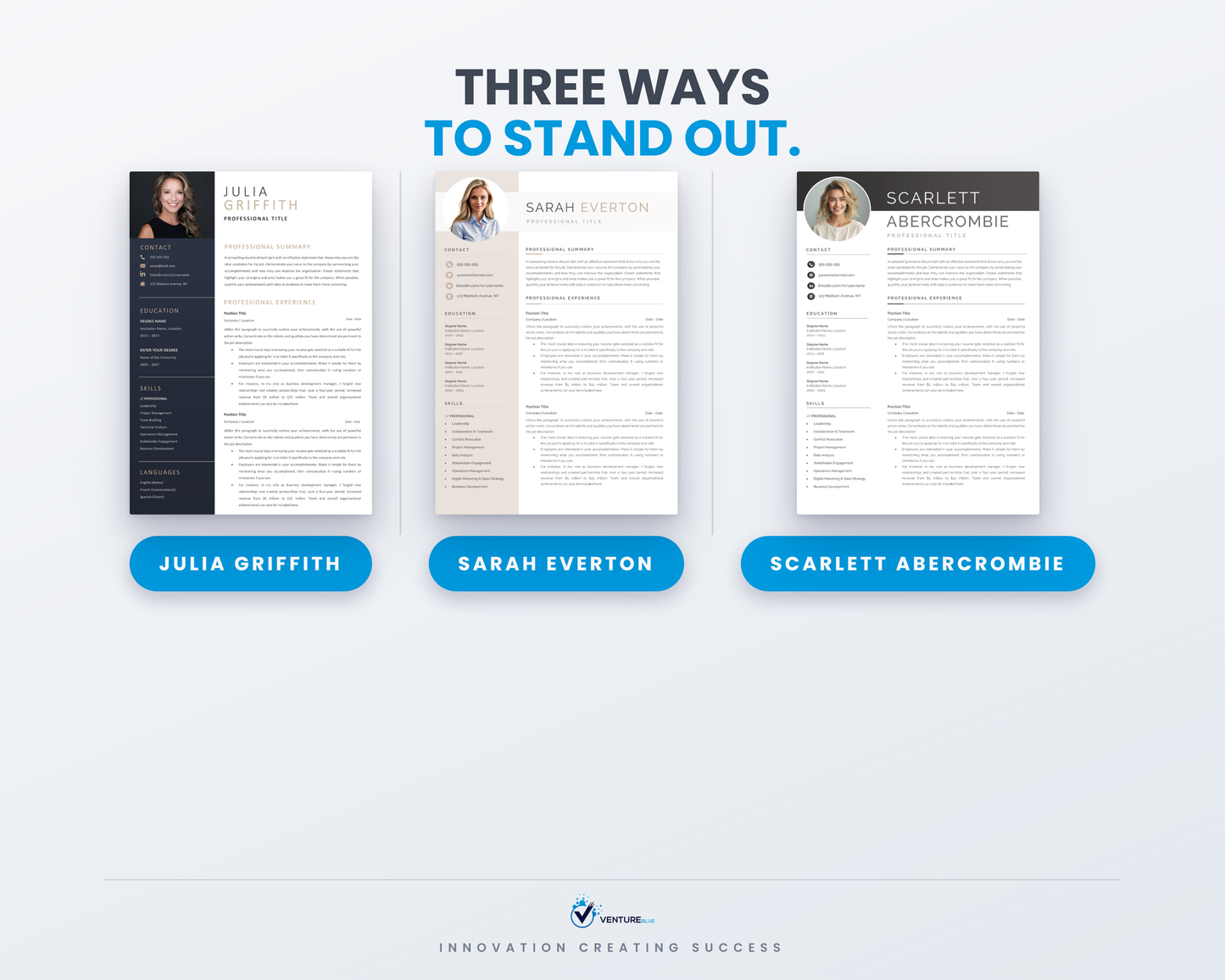 Modern CV Bundle 09