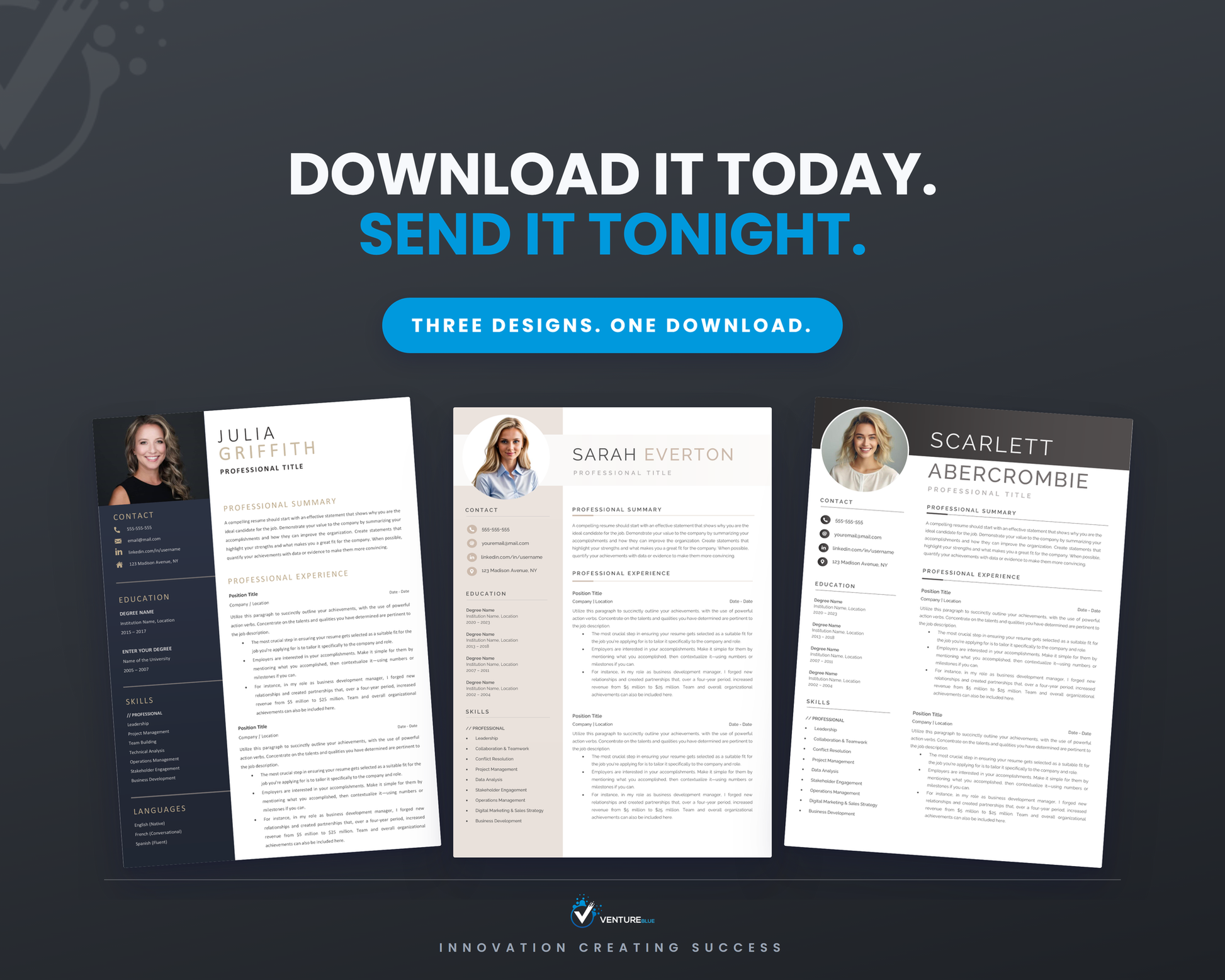 Modern CV Bundle 20