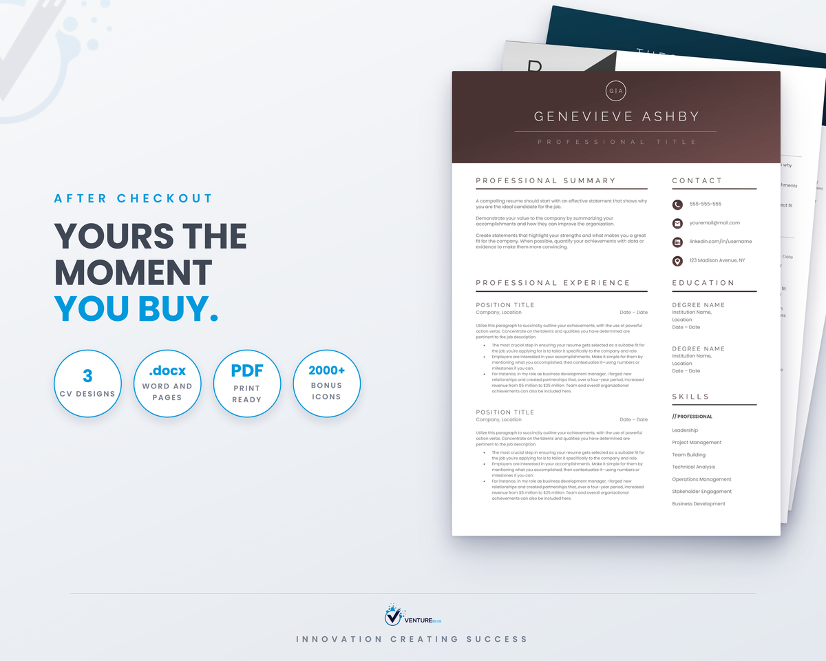 Value CV Bundle 19