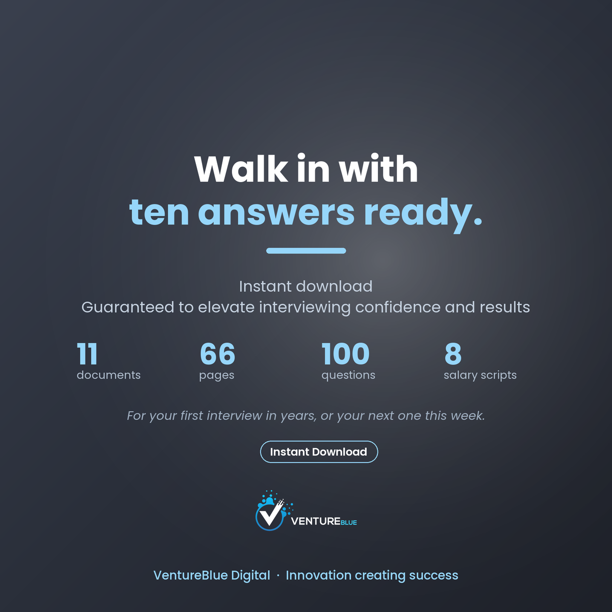 Walk in prepared