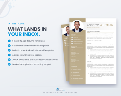 What lands in your inbox, full document suite