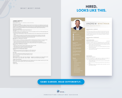 What most people send versus what gets hired