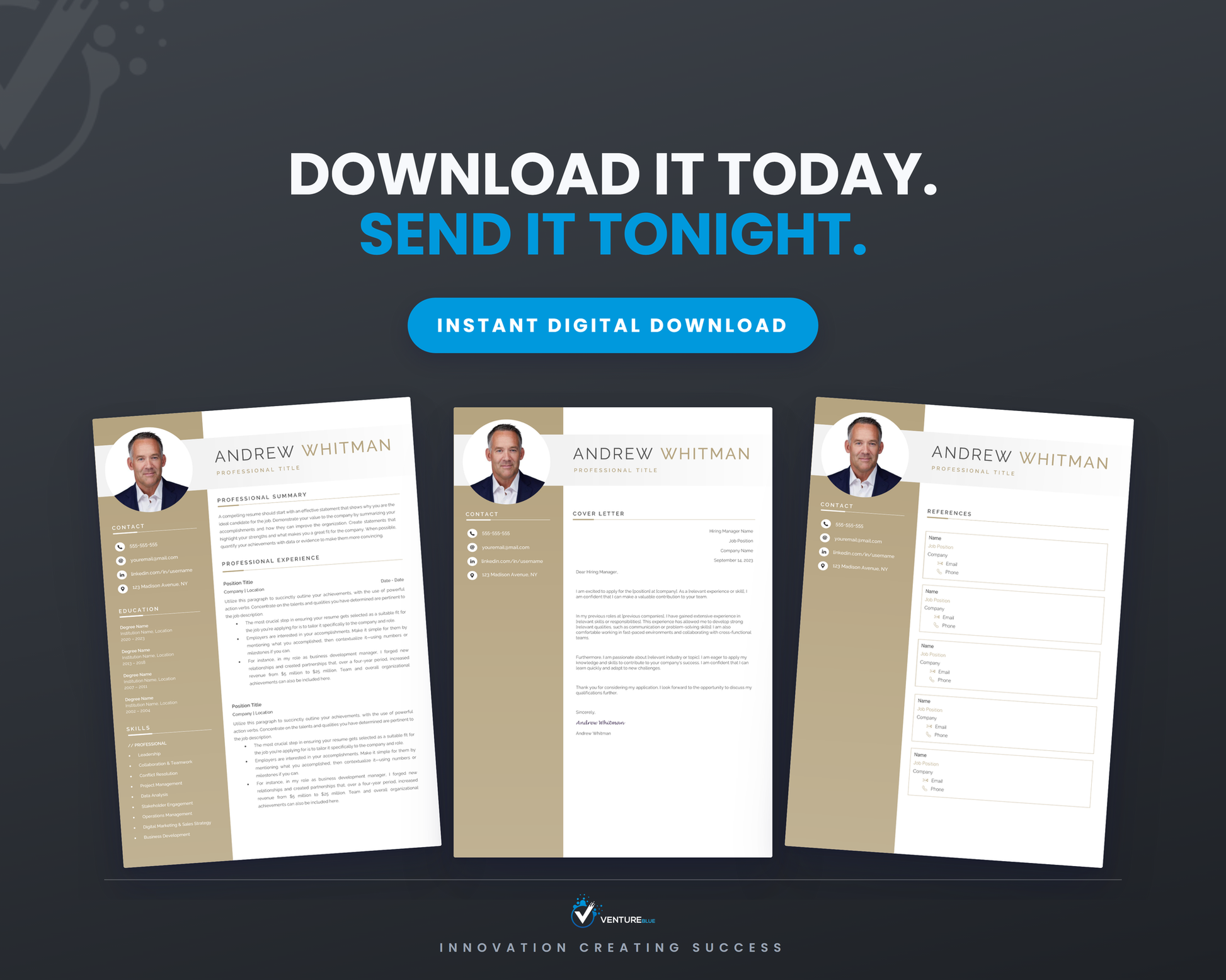 Download today, send tonight