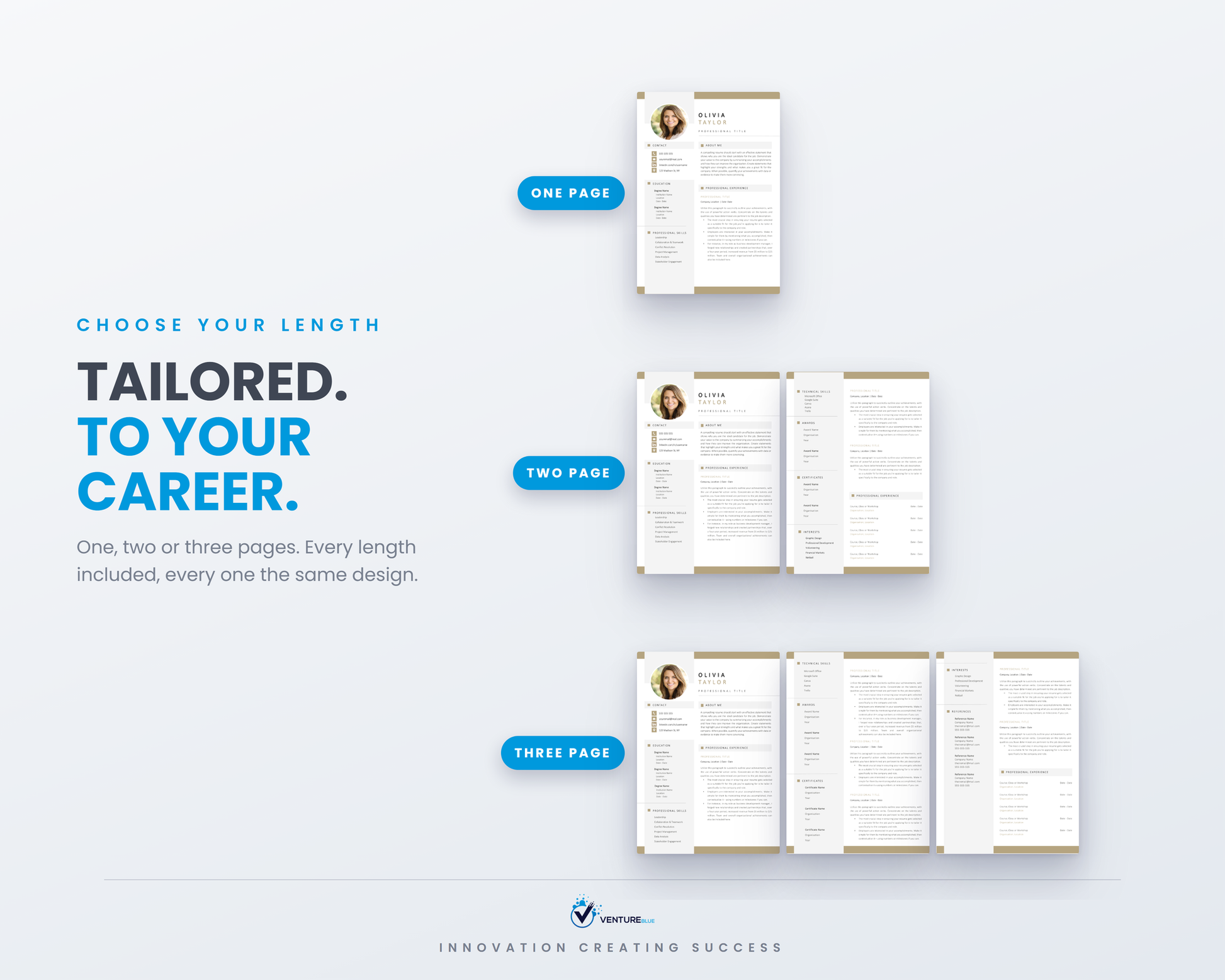 Olivia Taylor CV template 06