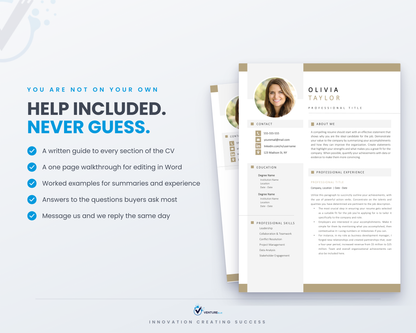 Olivia Taylor CV template 15