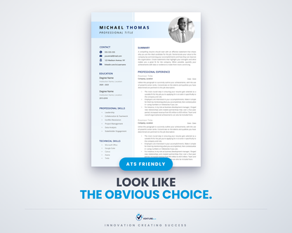 Michael Thomas CV template 01
