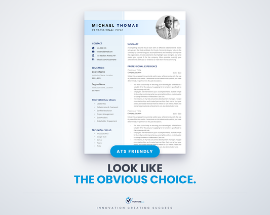 Michael Thomas CV template 01