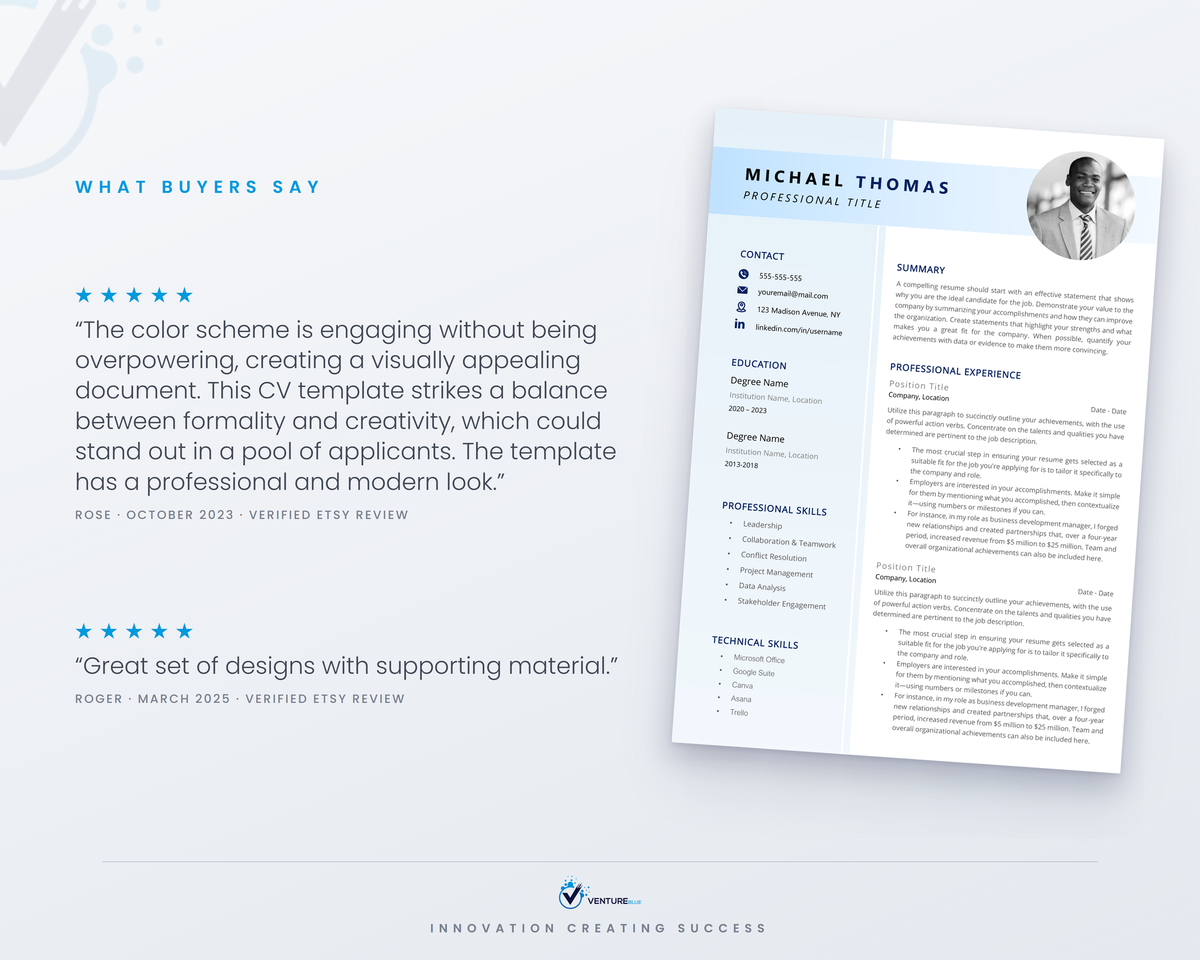 Michael Thomas CV template 05