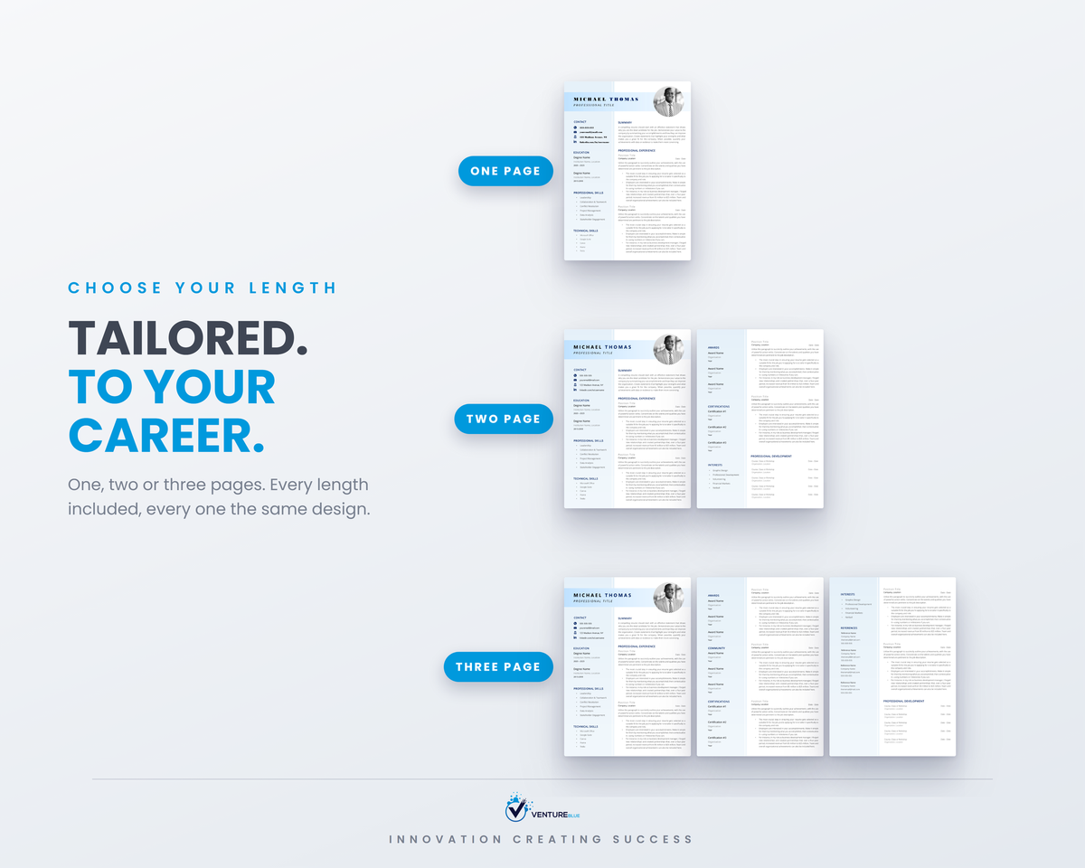 Michael Thomas CV template 06