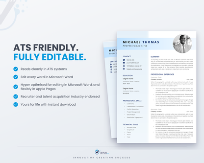 Michael Thomas CV template 08