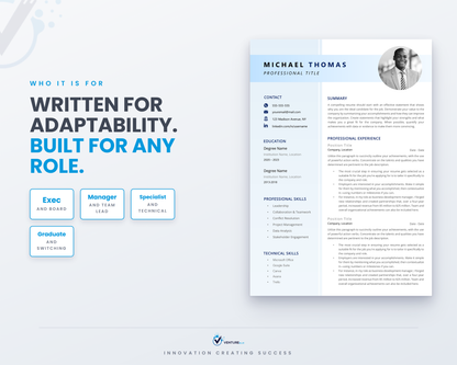 Michael Thomas CV template 16