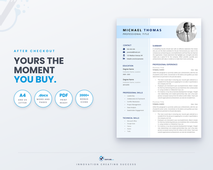 Michael Thomas CV template 19