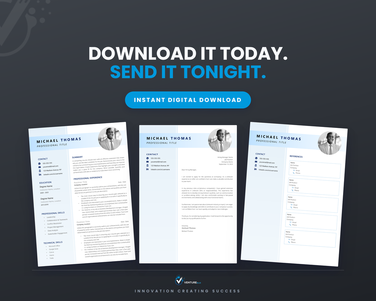 Michael Thomas CV template 20