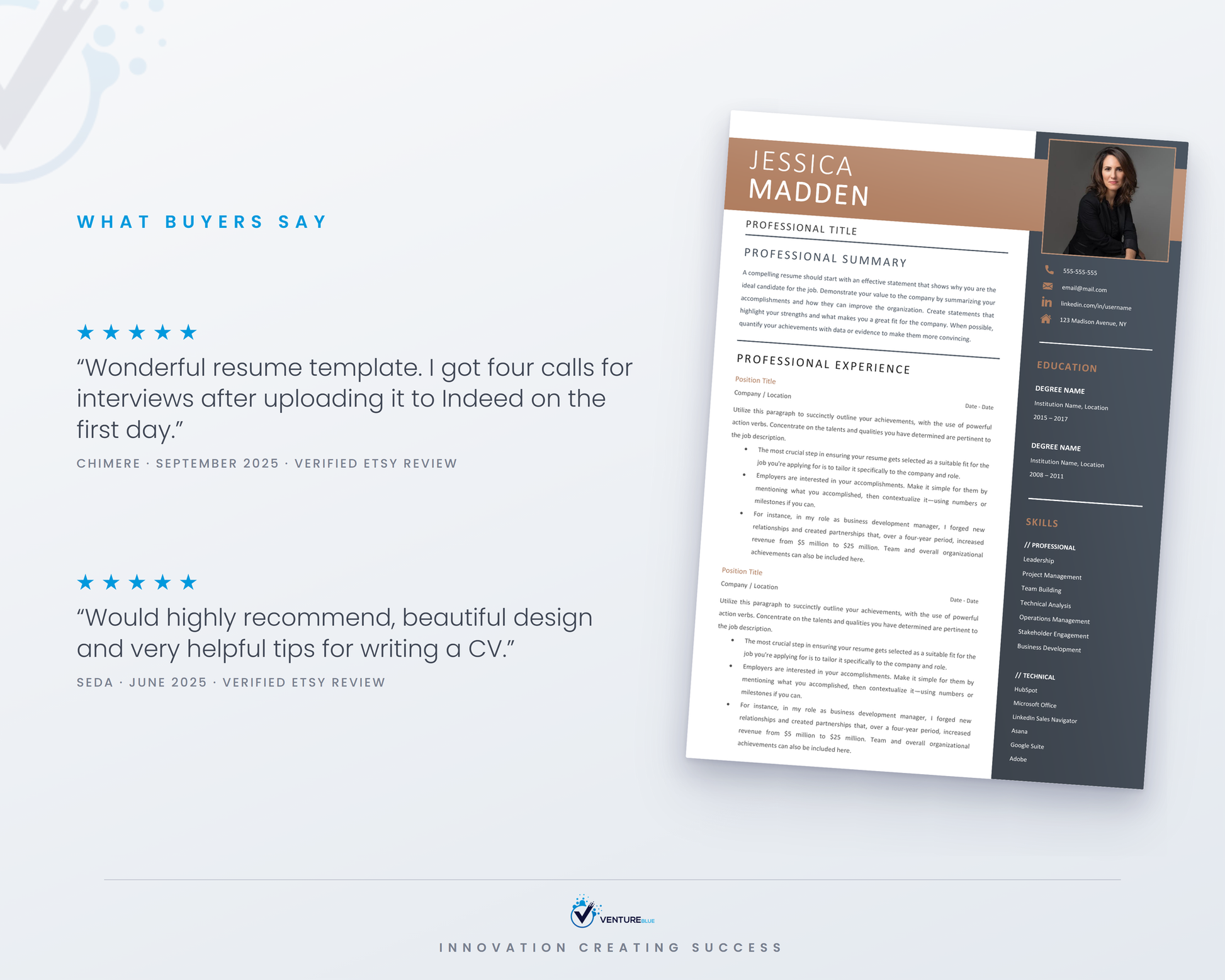 Jessica Madden CV template 05