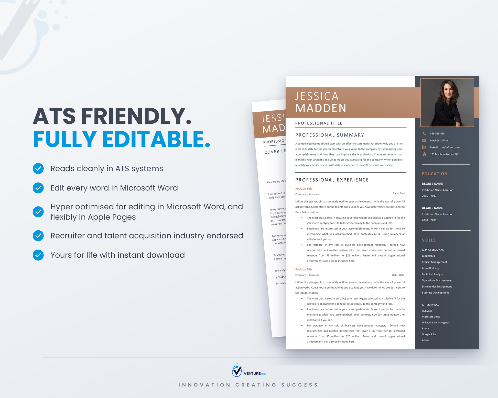Jessica Madden CV template 08