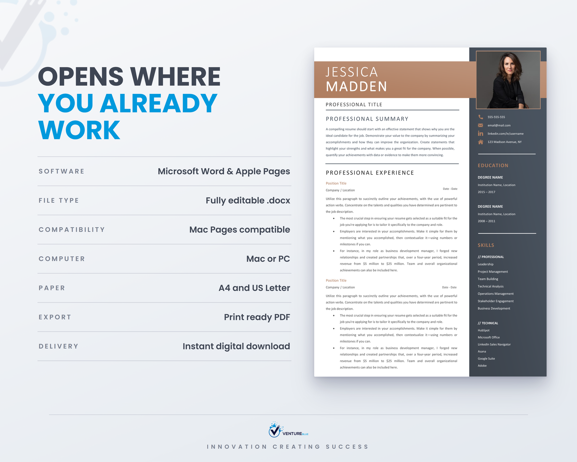 Jessica Madden CV template 12