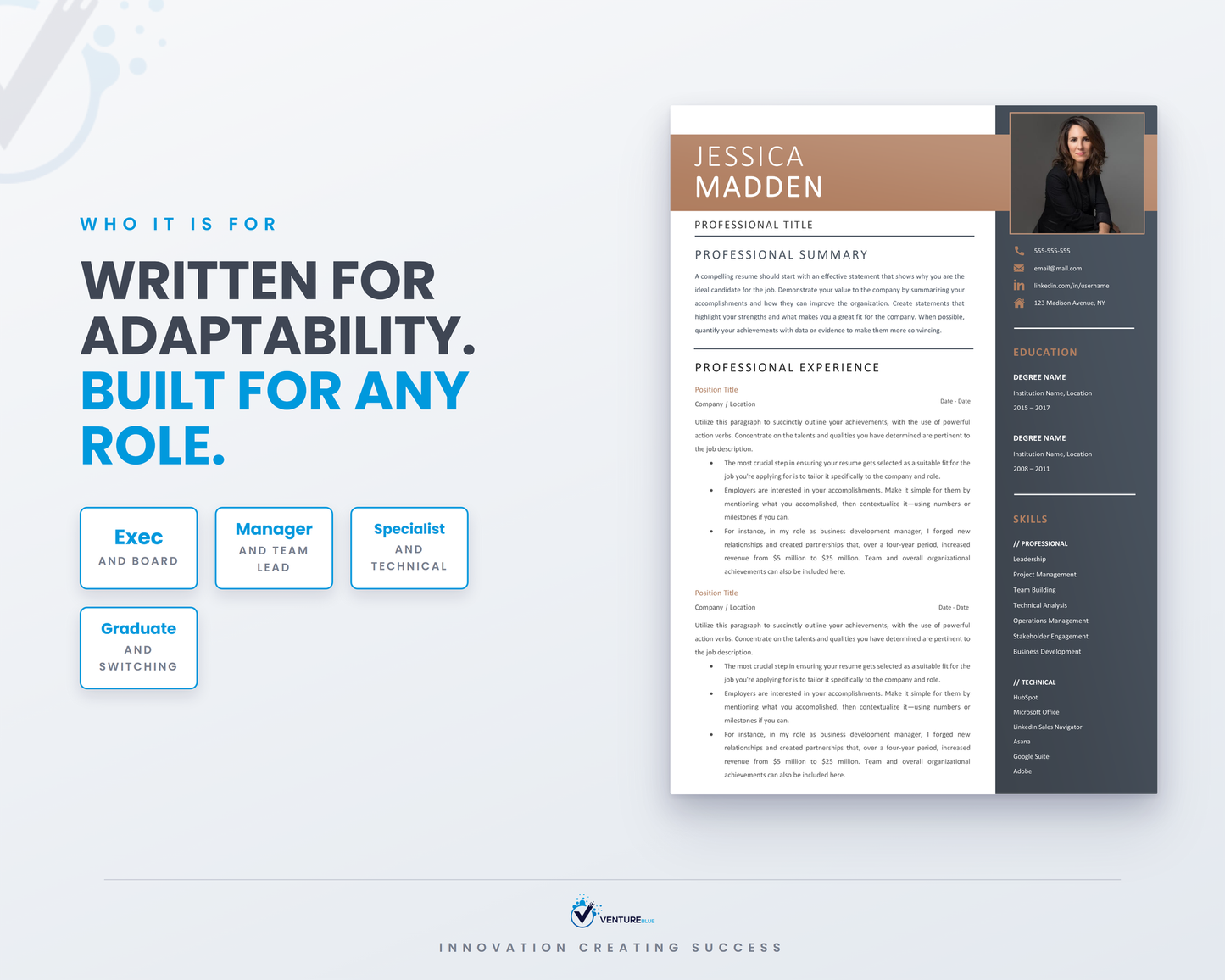 Jessica Madden CV template 16