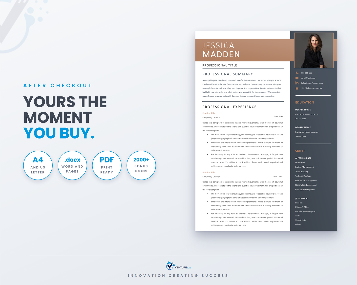 Jessica Madden CV template 19