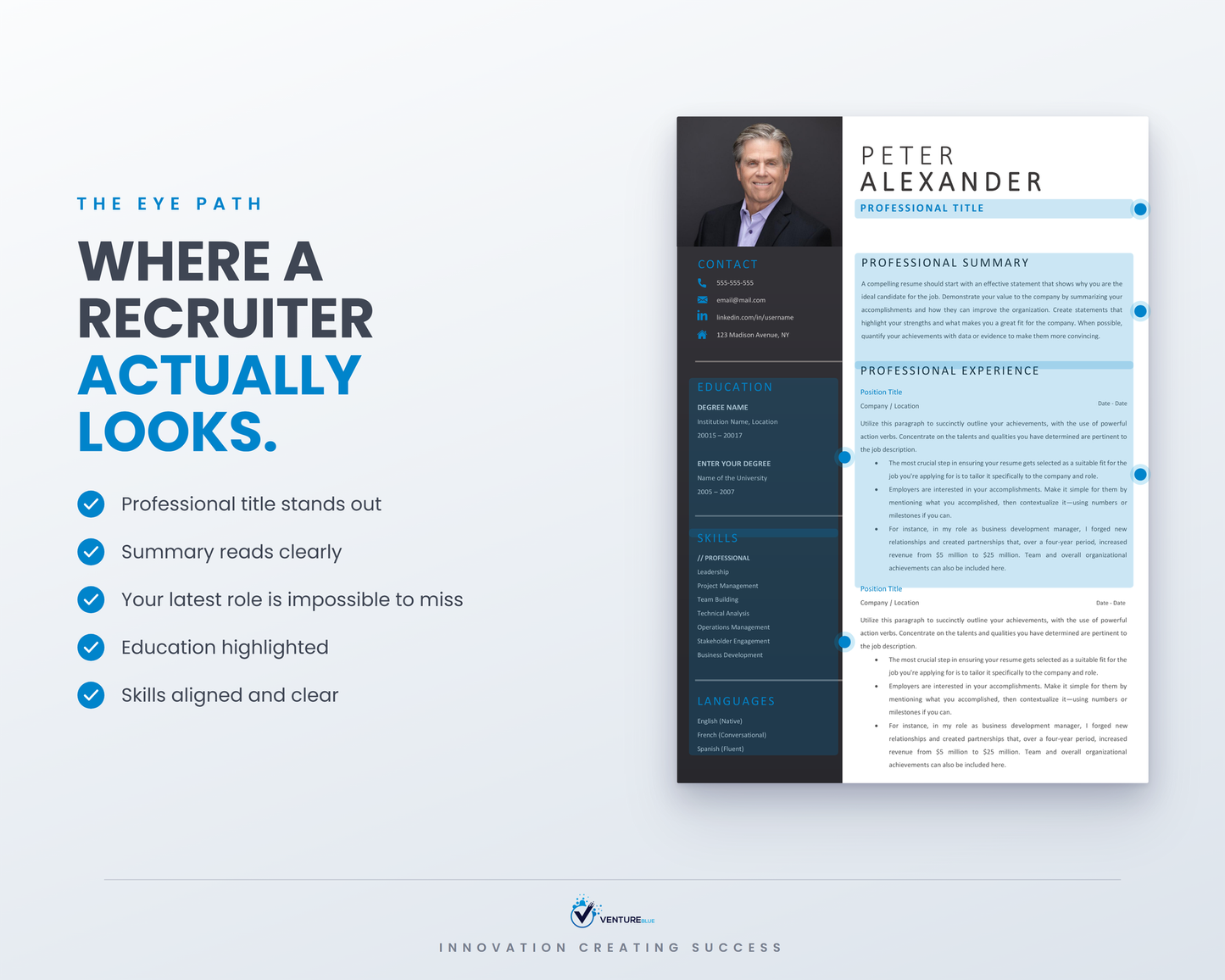 Peter Alexander CV template 09