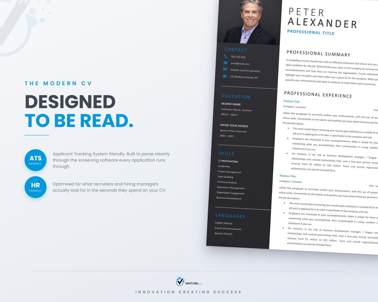 Peter Alexander CV template 10