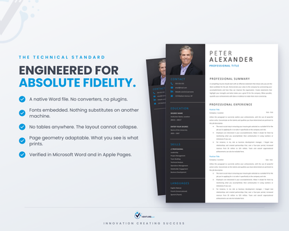 Peter Alexander CV template 17