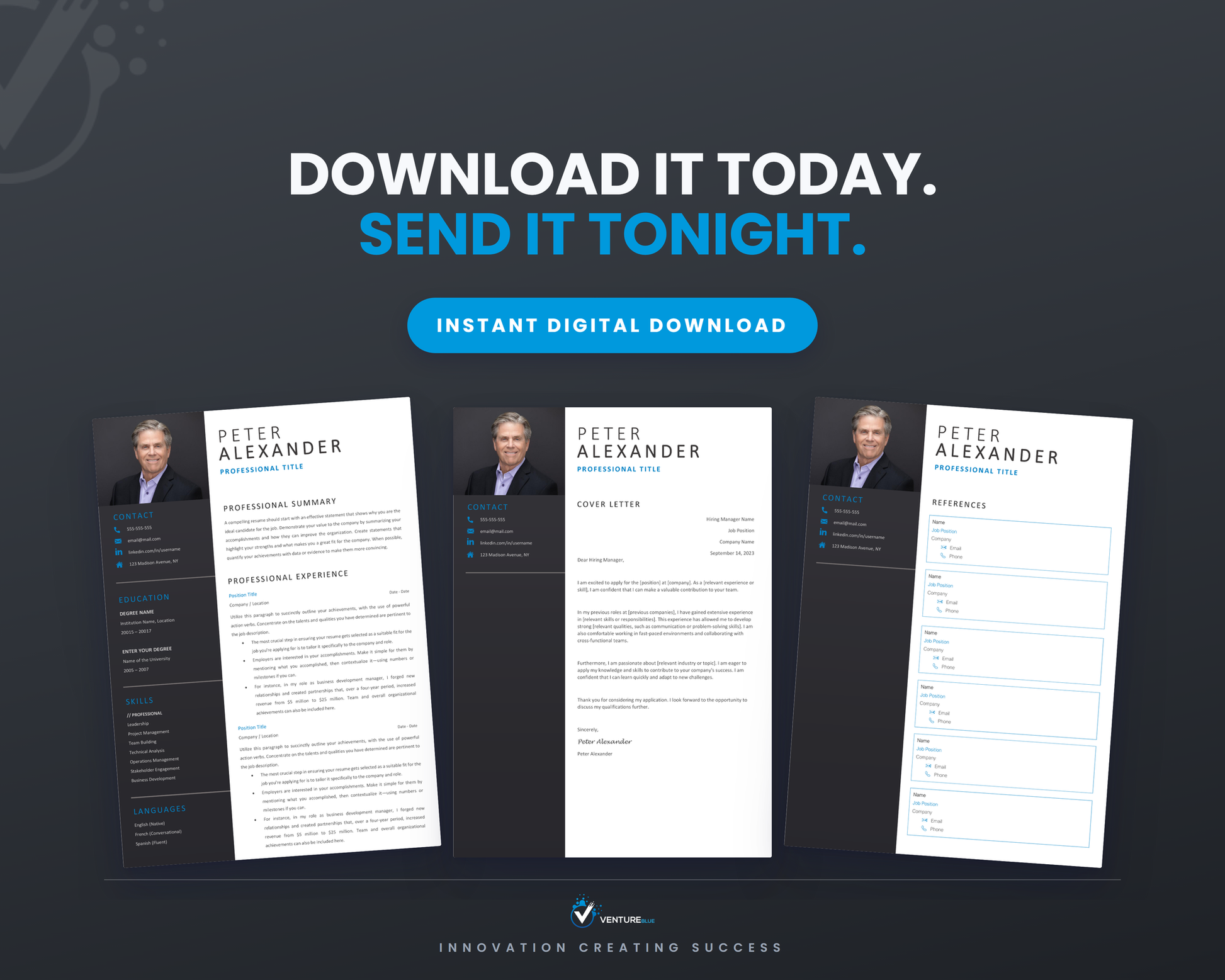 Peter Alexander CV template 20