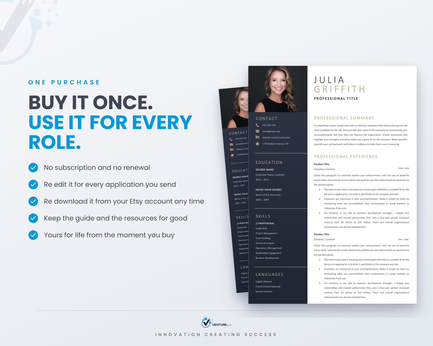 Buy once, use for every application