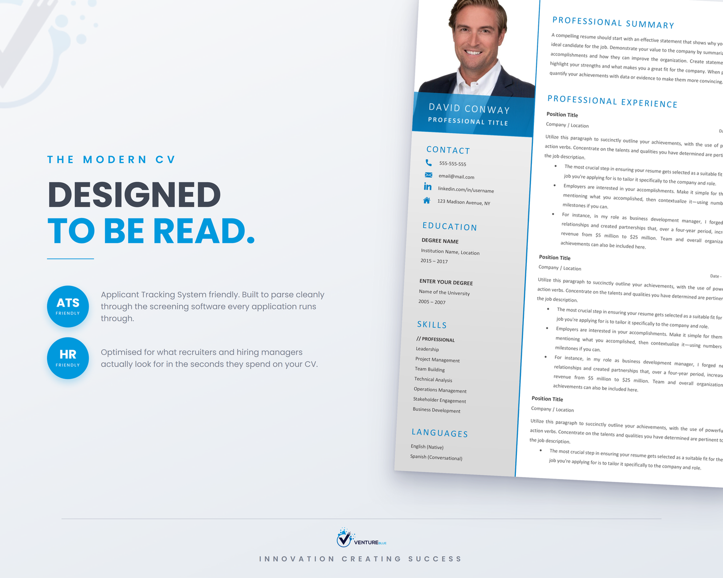 David Conway CV template 10