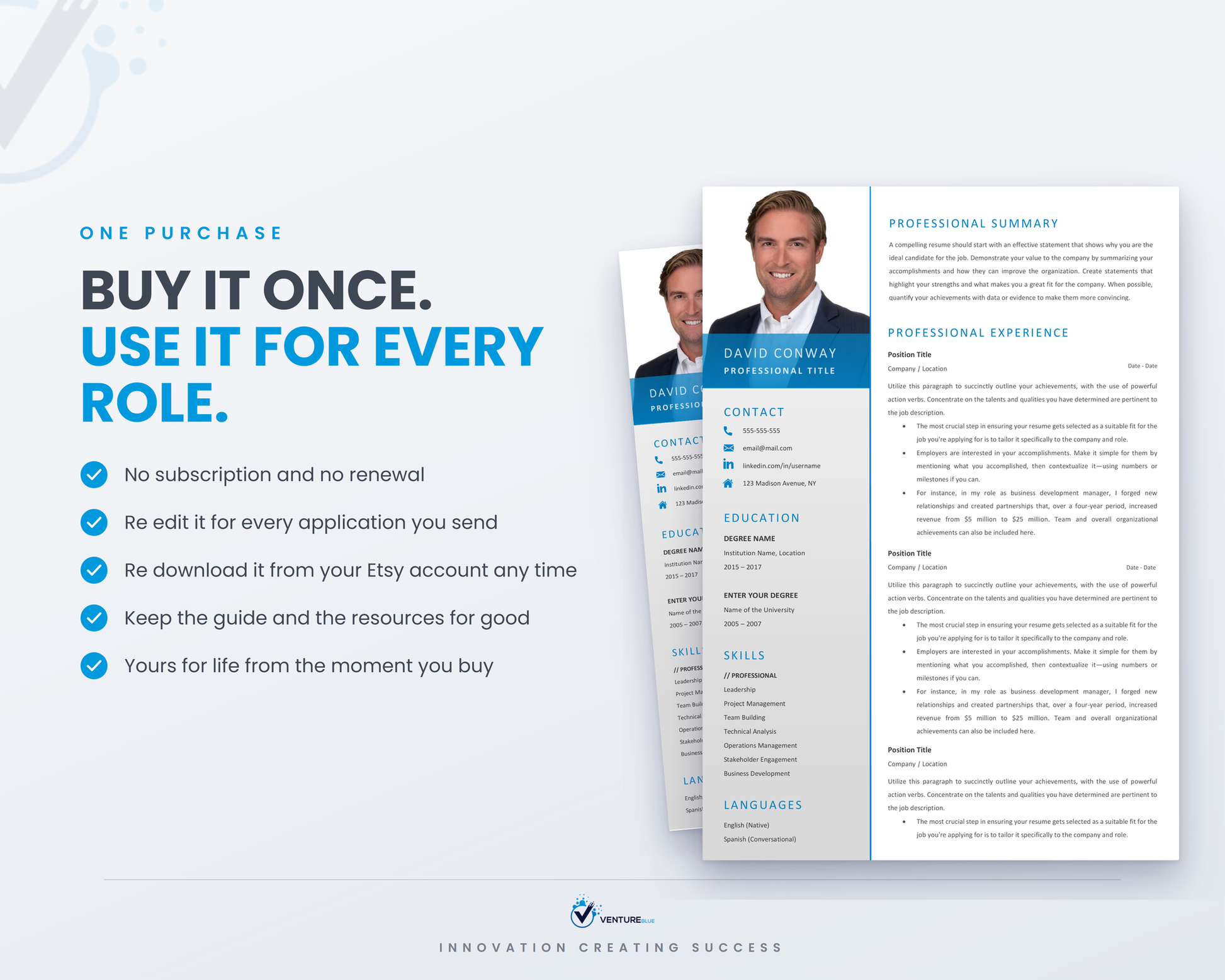David Conway CV template 18
