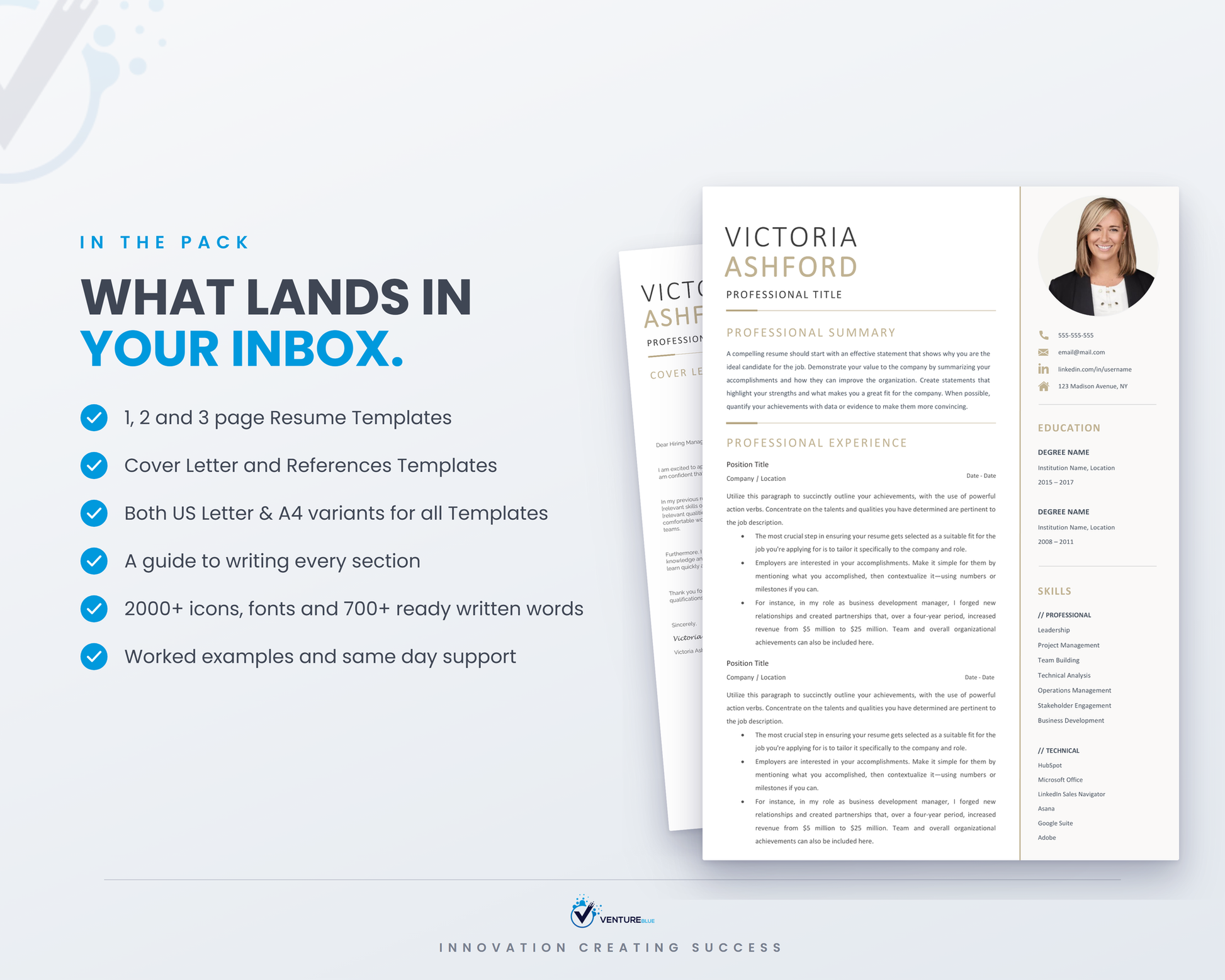 Victoria Ashford CV template 03