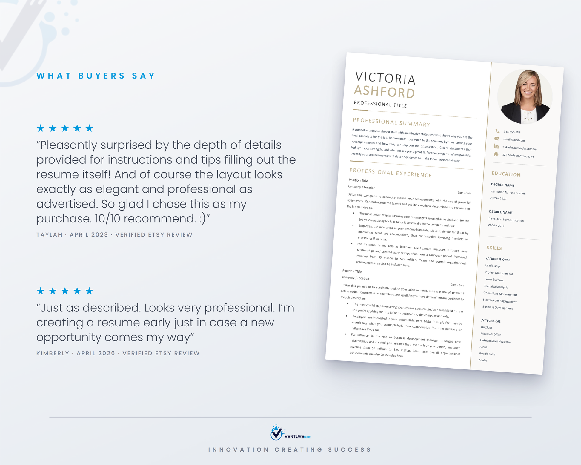 Victoria Ashford CV template 05