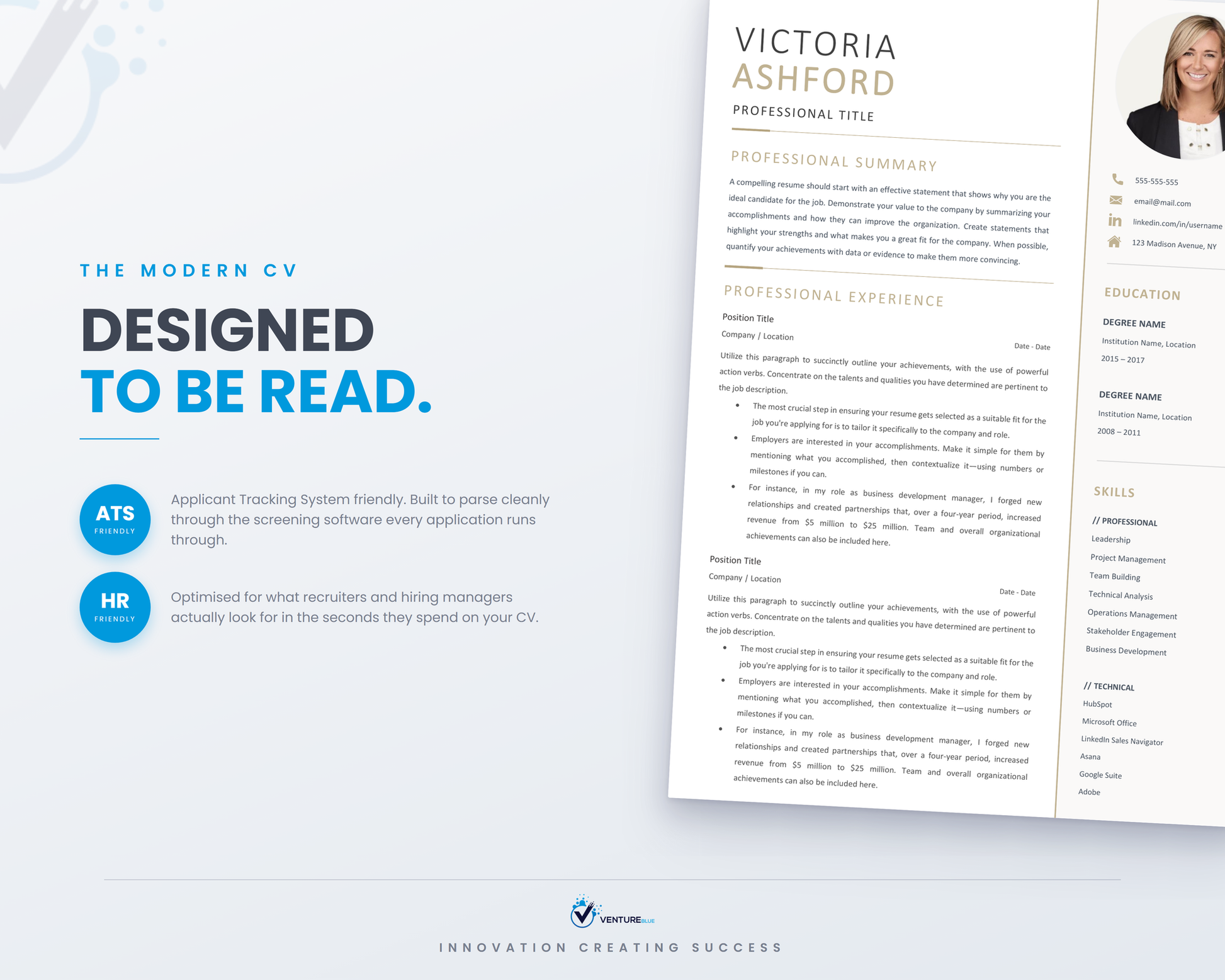 Victoria Ashford CV template 10
