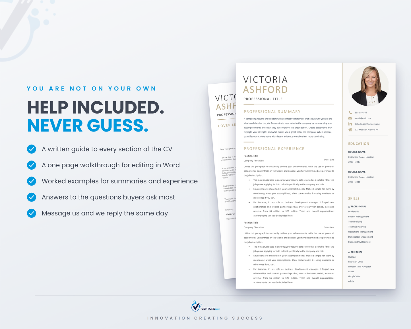 Victoria Ashford CV template 15
