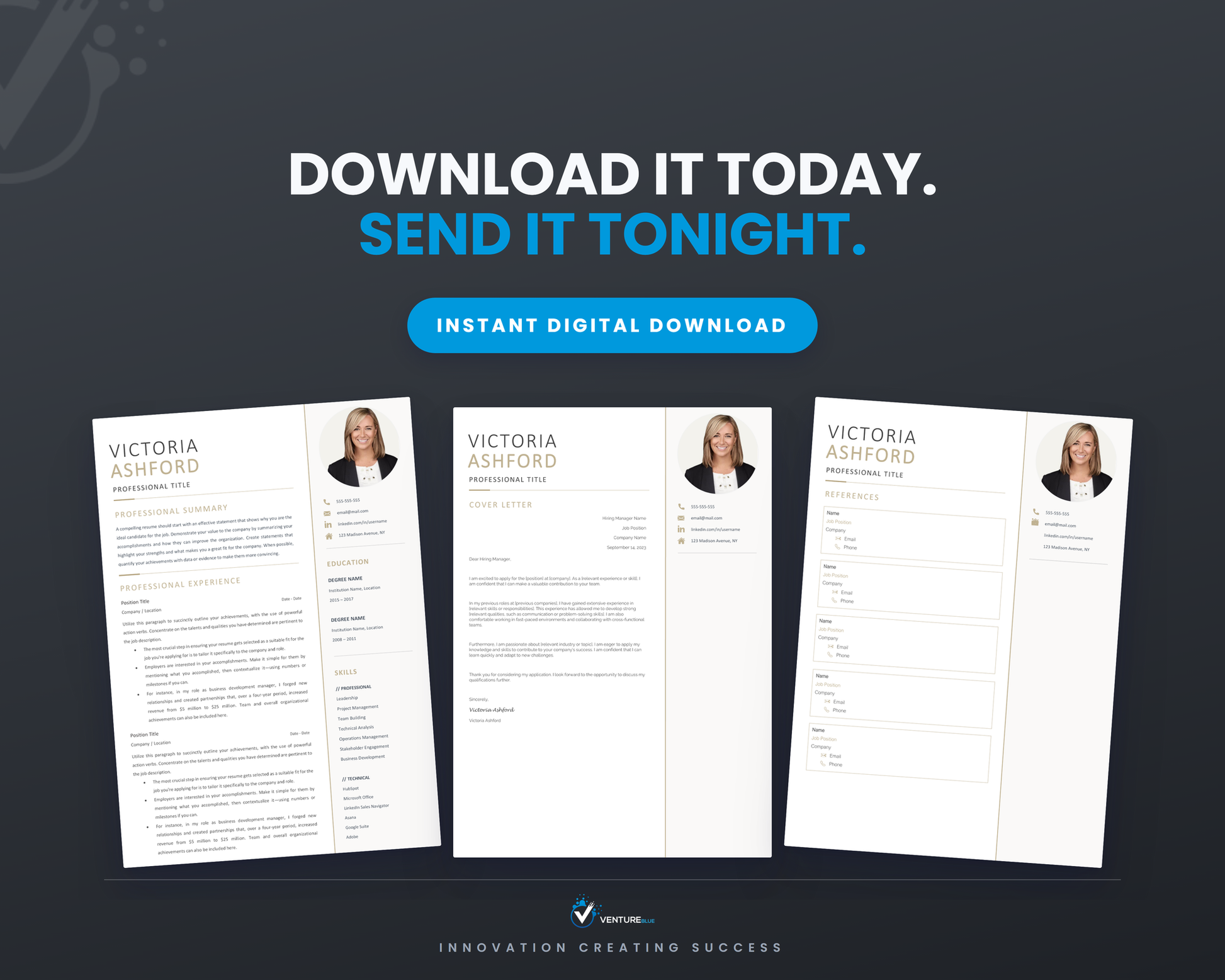 Victoria Ashford CV template 20