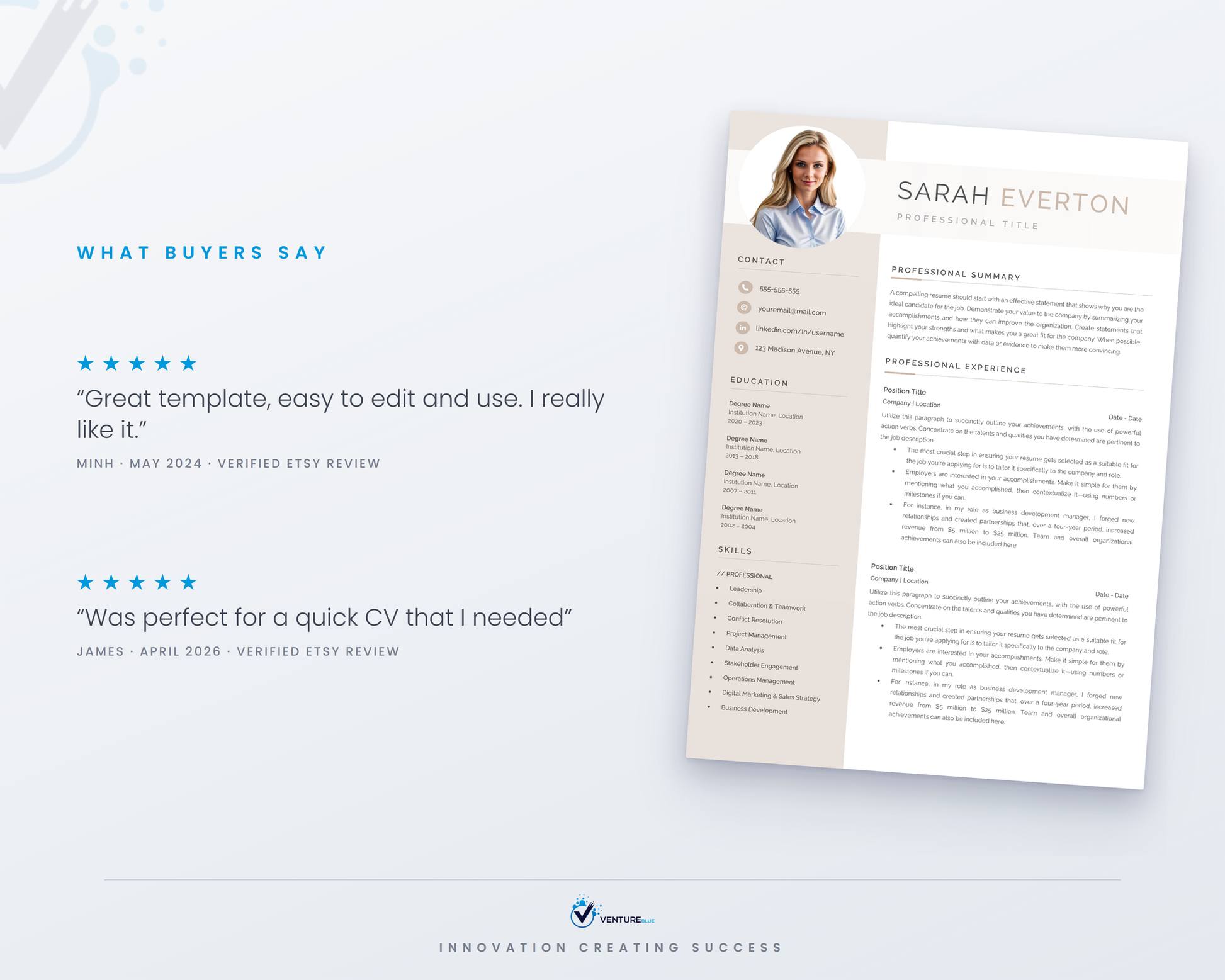 Sarah Everton CV template 05
