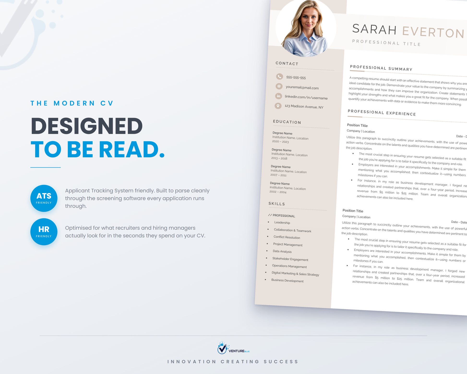 Sarah Everton CV template 10