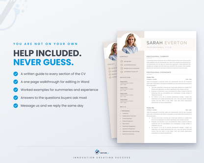 Sarah Everton CV template 15
