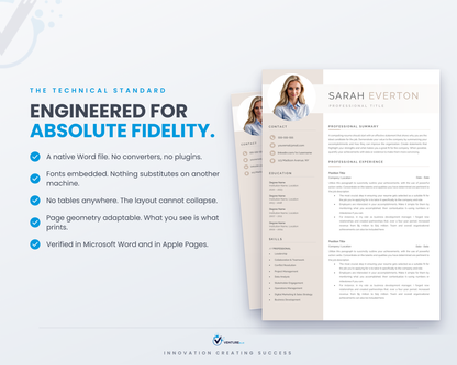 Sarah Everton CV template 17