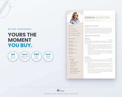 Sarah Everton CV template 19