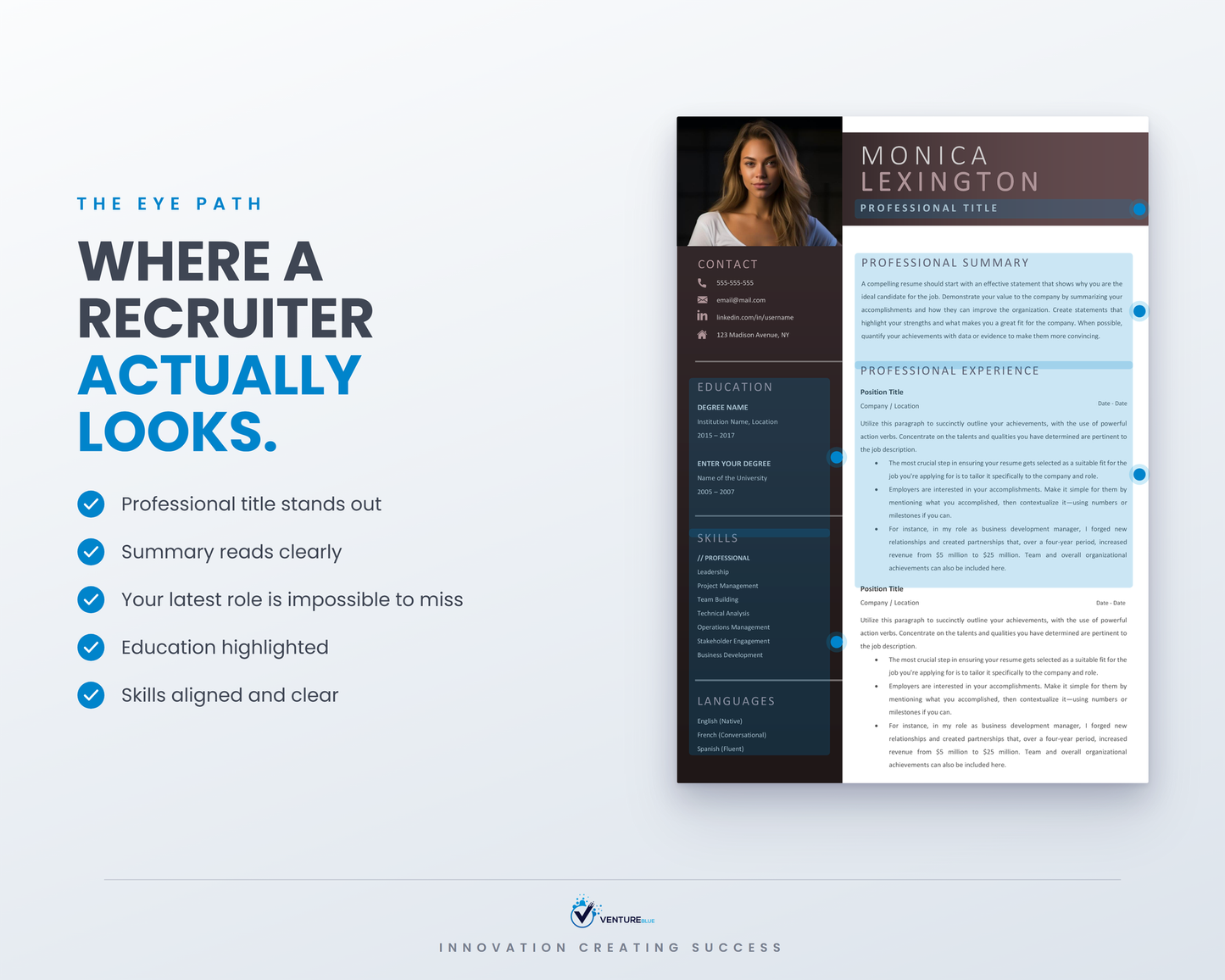 Monica Lexington CV template 09