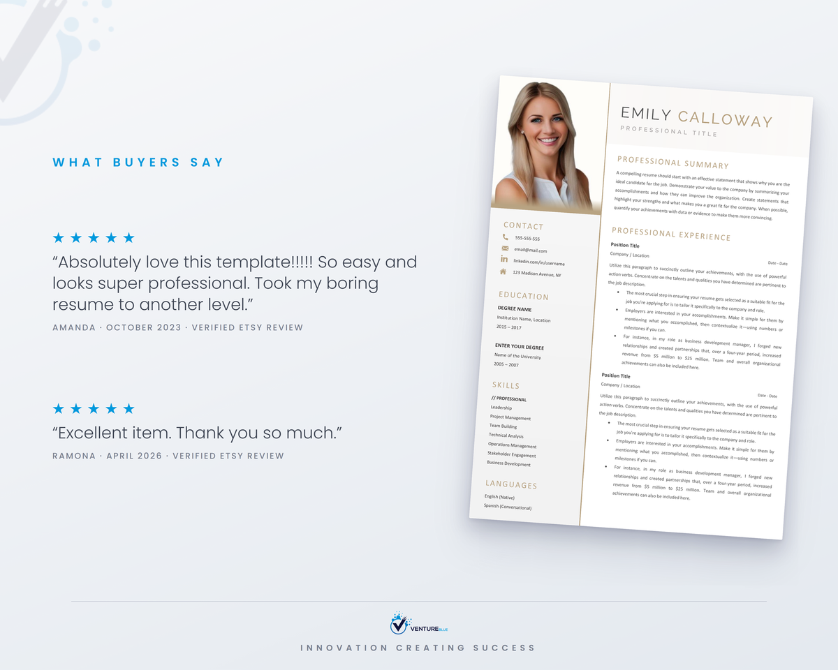 Emily Calloway CV template 05