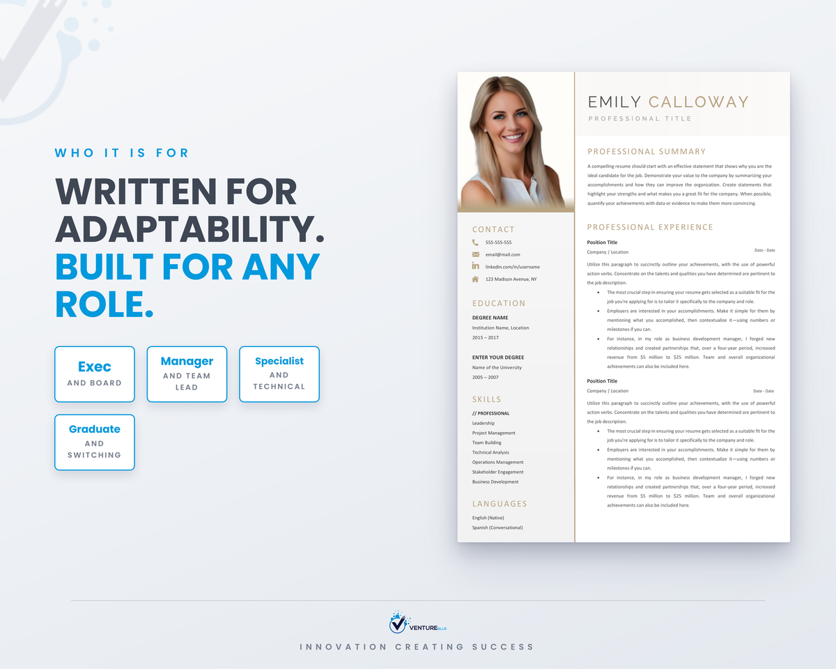 Emily Calloway CV template 16