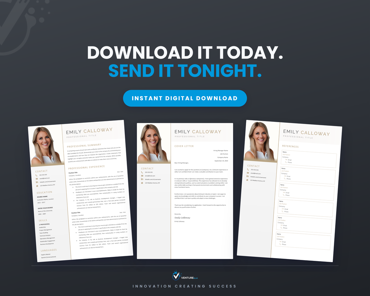 Emily Calloway CV template 20